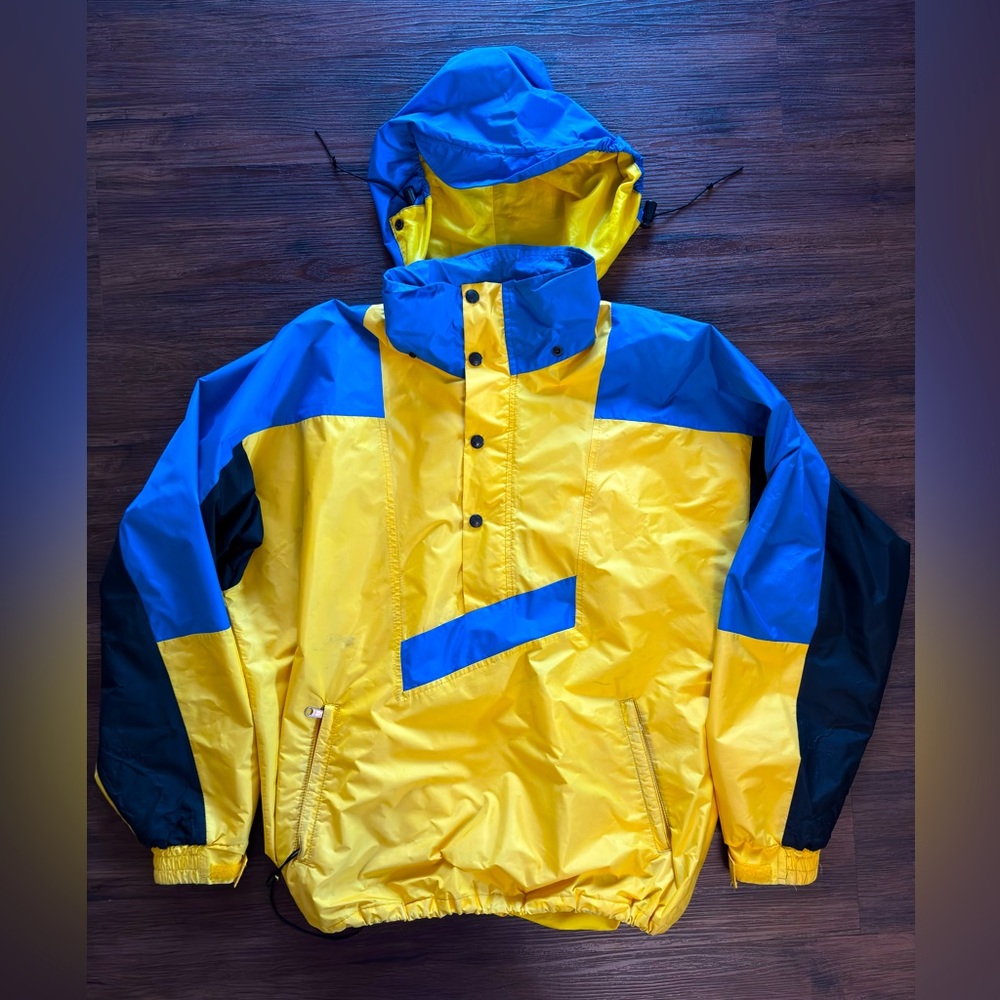 Vintage northface goretex 1/2 zip outer shell/wind breaker